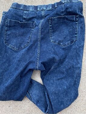 NOBO Dark Blue Denim Jeans with Back pleats